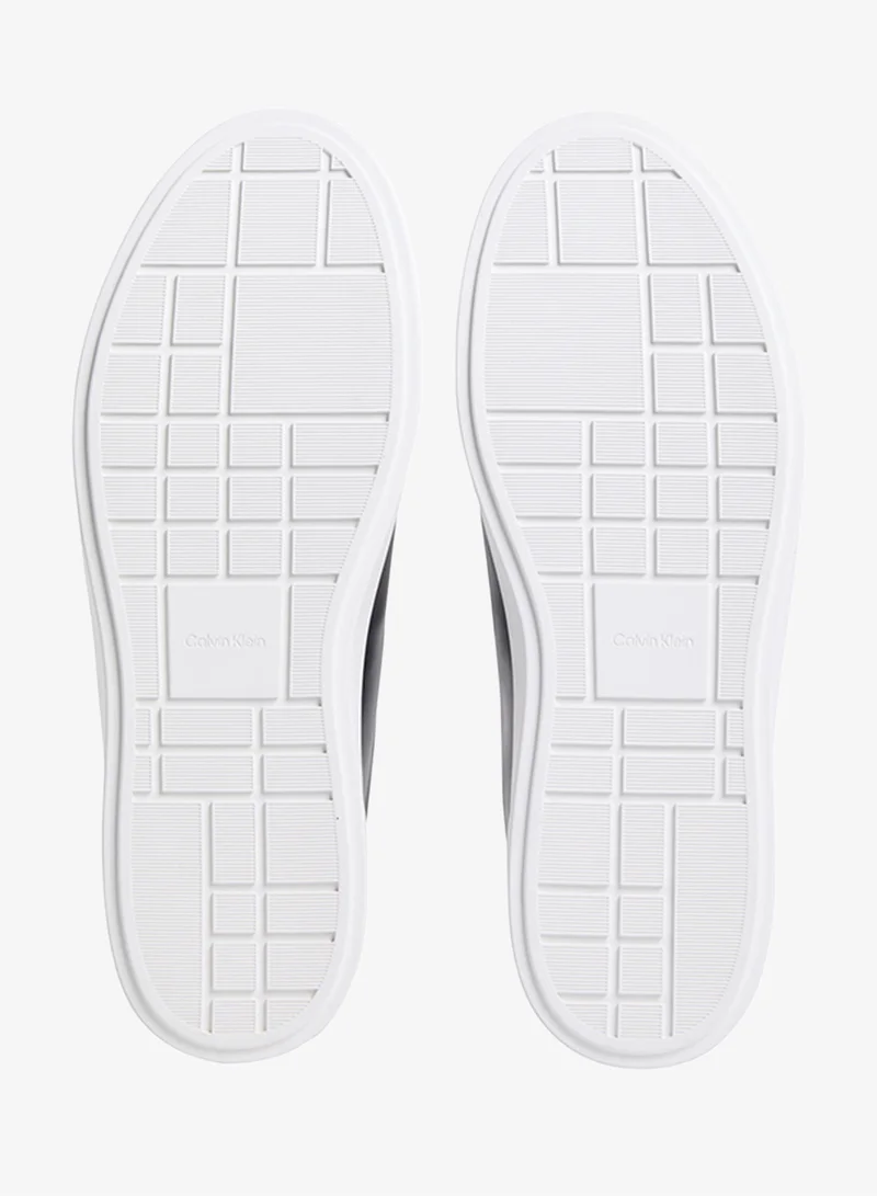 Calvin Klein Ck Black Low Profile Leather Cupsole Sneakers for Men | Best Price UAE