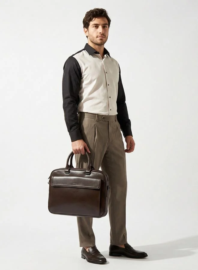 دوتشيني Men 90 Degree Opening Laptop Bag