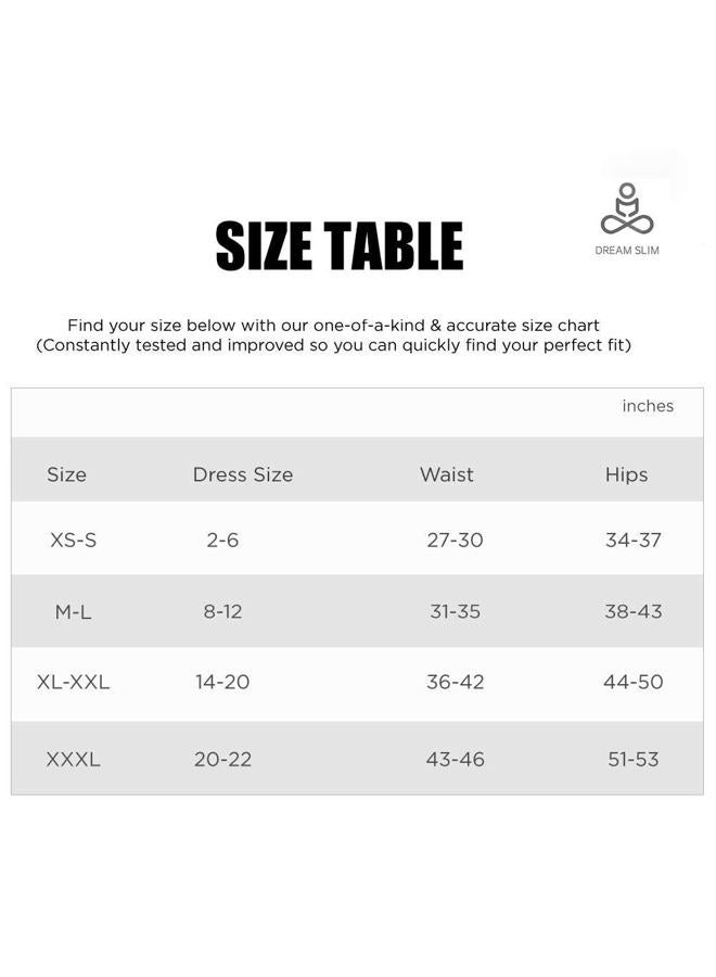 DREAM SLIM Women's High-Waist Seamless Body Shaper Briefs Firm Control Tummy Thong Shapewear Panties Girdle Underwear, Black, S - Image 5
