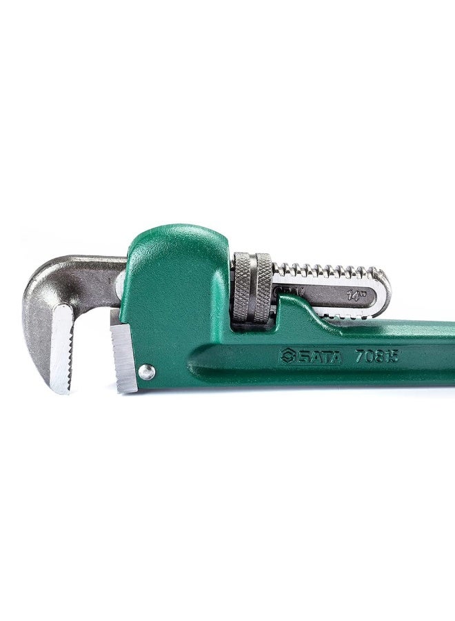 SATA ST70812ST 8" Heavy Duty Pipe Wrench - Image 3