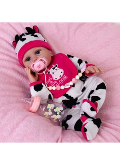 Aori Lifelike Reborn Baby Doll18 Inch Full Body Soft Vinyl Real Life Baby Girlposeable Anatomically Correct Realistic Toddler Dolls With Feeding Kit Gift For Kids Age 3+  - Image 2
