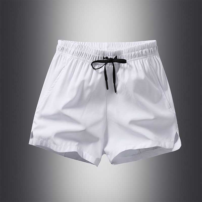 2023 New Men'S Casual Shorts Breathable Elastic Loose Straight Shorts Men'S Ice Silk Casual Pants Beach Pants For Men - Image 4