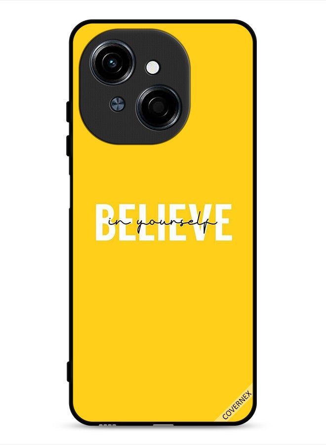 Covernex Tecno Spark Go 1 4G Protective Case Cover Believe In Yourself - Image 1