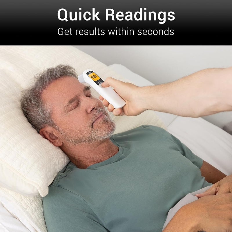 Vive PRECISION Vive Digital Thermometer for Adults and Kids  Infrared Gun for Forehead  No Touch Thermometer for the House  Fever Temperature Sensor  Medical Grade Sick Baby Essential  Instant Non Contact Read - Image 5