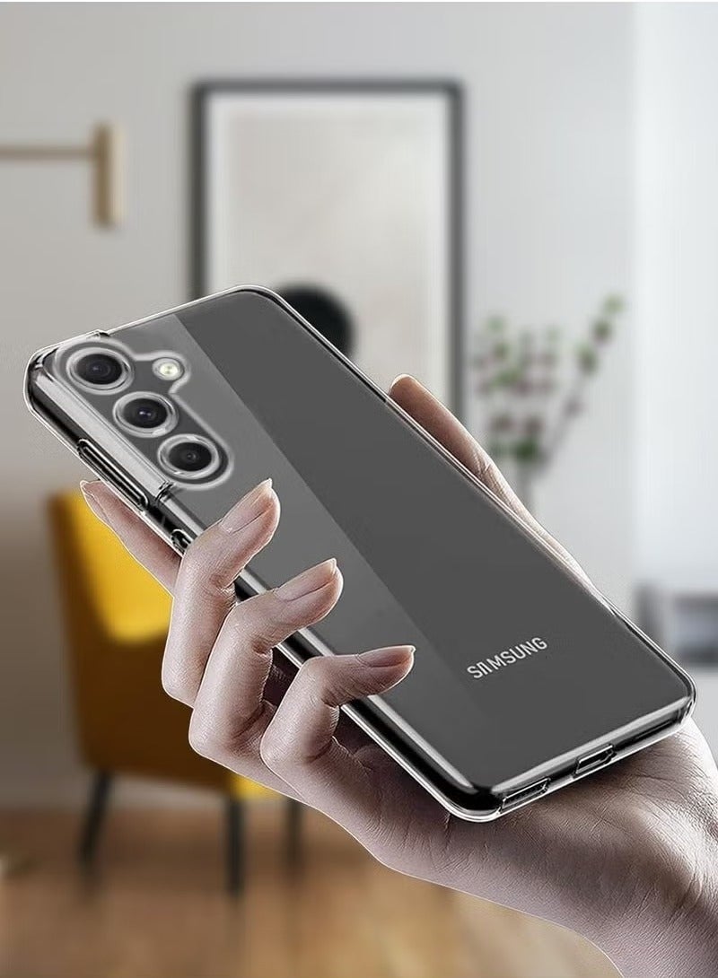 MUNTAQI Samsung Galaxy S25 5G Clear Case with Shockproof Bumper, Non-Yellowing Transparent Back, Slim Scratch-Resistant Design, and Durable Protective Cover for 6.2-Inch Phone - Image 3