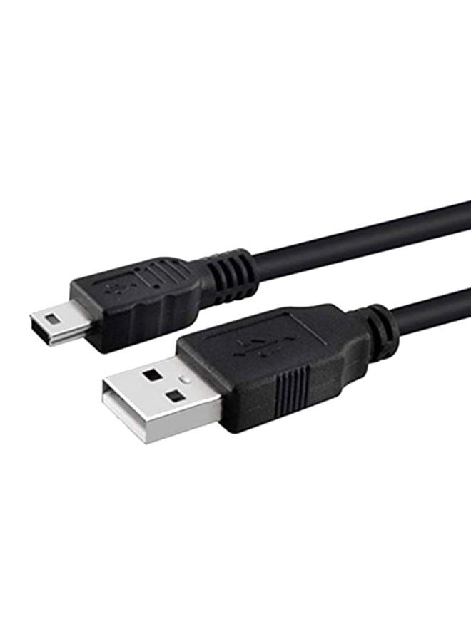 NIBEMINENT USB Charging Cable For PlayStation PS3/PS3 Slim Controller Black 