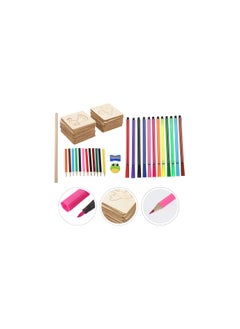 1 Set Wooden Drawing Stencils Set Children Painting Stencil Templates Hollow Out Animal Drawing Template for Kids DIY Crafts Children's Cognitive Toys