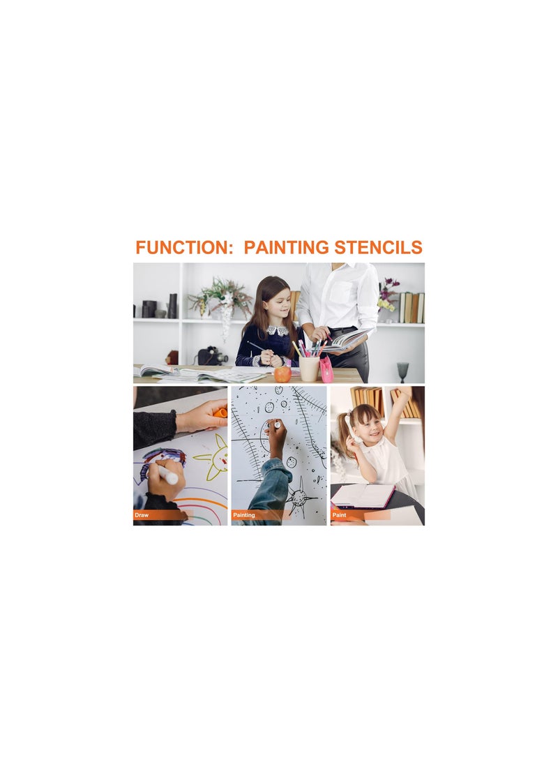 Generic - 1 Set Wooden Drawing Stencils Set Children Painting Stencil Templates Hollow Out Animal Drawing Template for Kids DIY Crafts Children's Cognitive Toys - Image 1