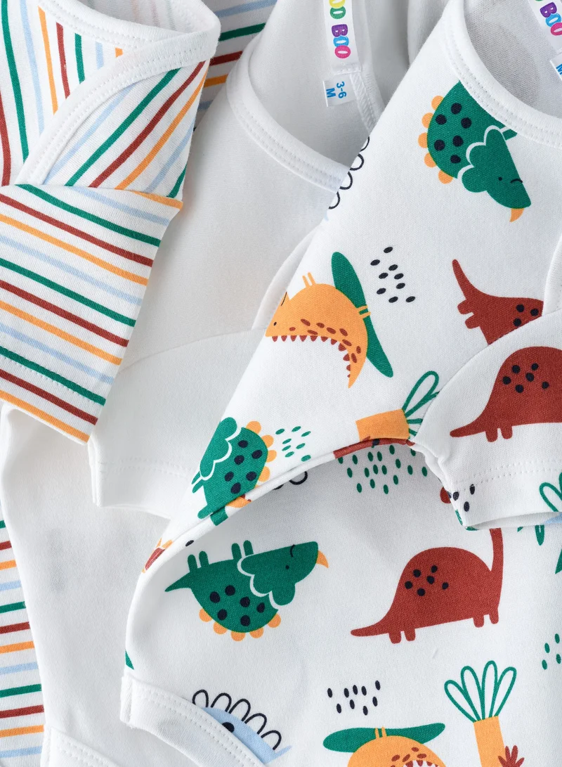 Boo Boo BooBoo Kids Dino Tree Range 3 Pk Bodysuits