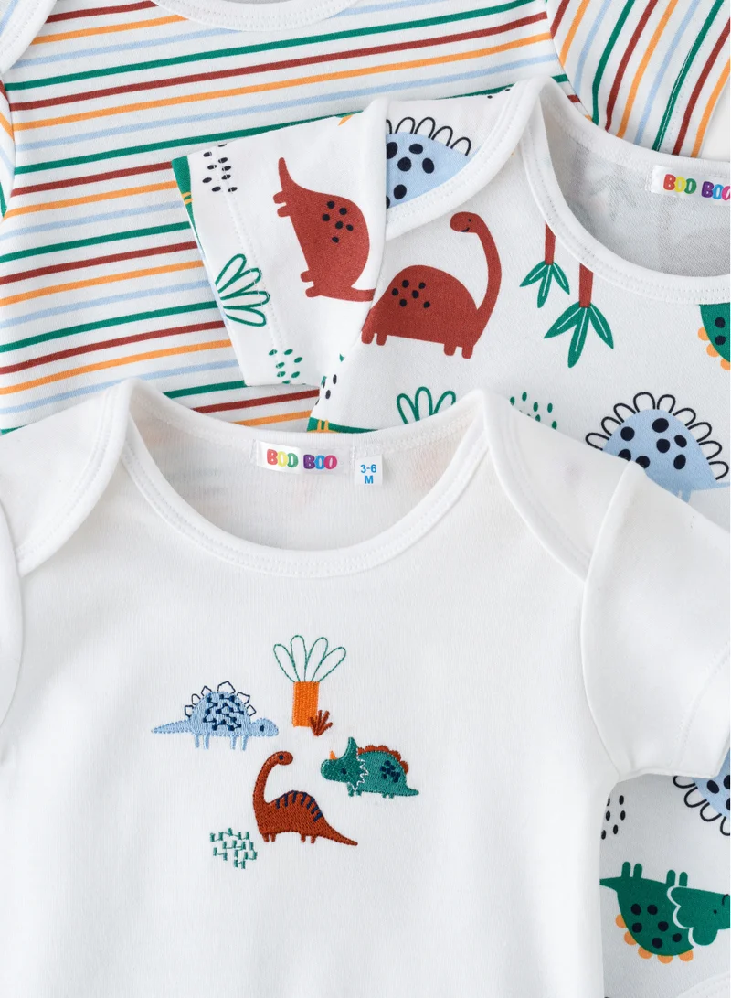 Boo Boo BooBoo Kids Dino Tree Range 3 Pk Bodysuits