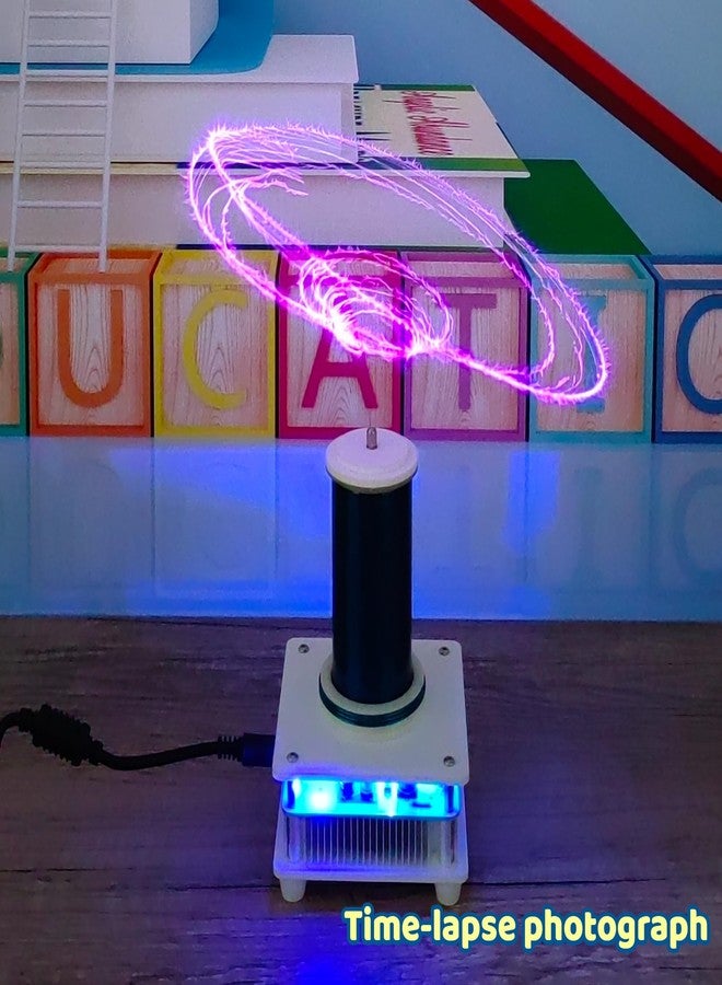 Joytech Music Tesla Coil Arc Plasma Loudspeaker Wireless Transmission Experiment Desktop Toy Model SSTC SS18 - Image 2