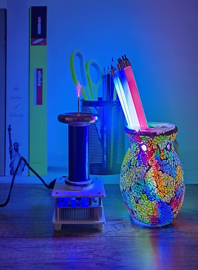 Joytech Music Tesla Coil Arc Plasma Loudspeaker Wireless Transmission Experiment Desktop Toy Model SSTC SS18 - Image 5