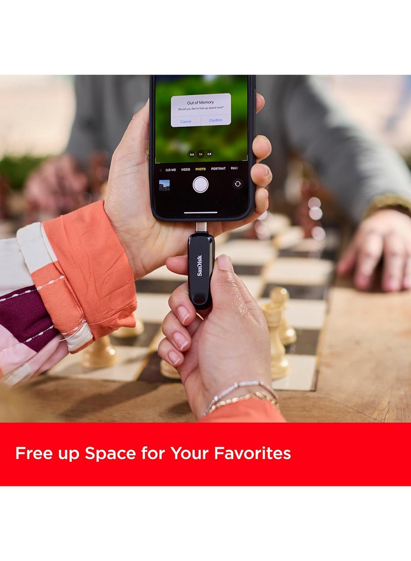 sandisk 256GB Phone Drive for Android - The 2-in-1 USB for Smartphones, Tablets, and Computers - Thumb Drive with USB Type-C and Type-A Connectors - SDDDC6-256G-G46 - Image 2