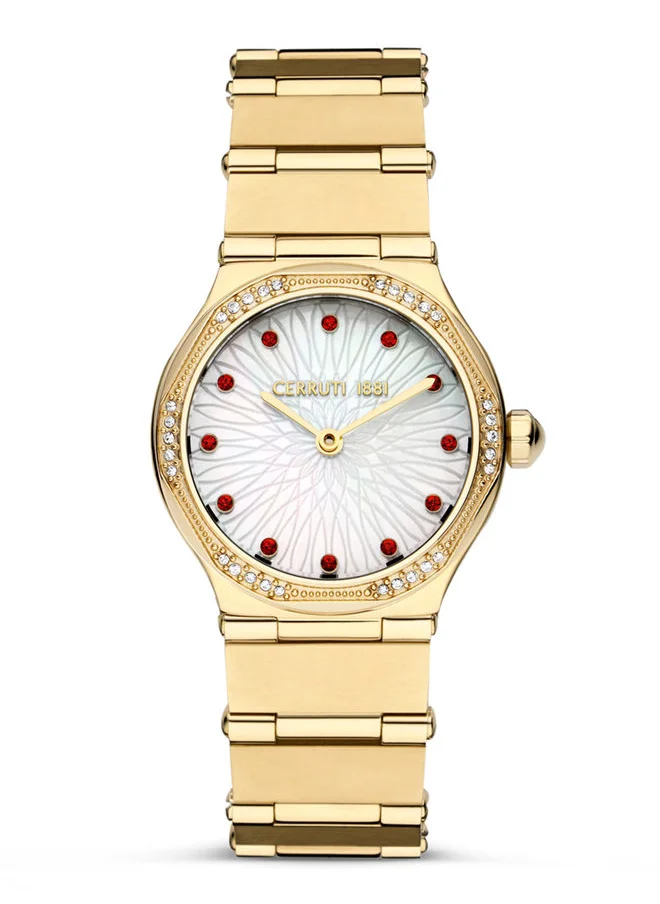 شيروتي 1881 Cerruti Watch for Women - White Dial - 30 MM