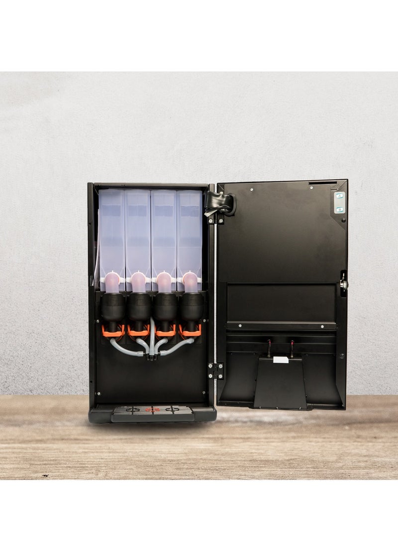 NICE - Nice Minifresh Glass Door- 10 Option, Fully Automatic Tea & Coffee Vending Machine- Unique Heater for Hotter, Faster and Better Taste- Coffee Machine Suitable for Large Offices and HORECA Segment - Image 1
