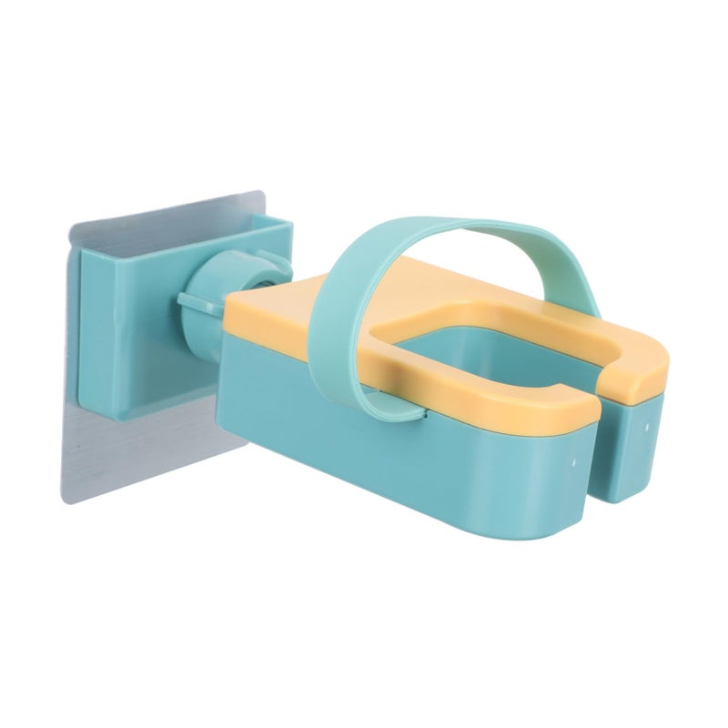 Rotating Hair Dryer Holder No Drill Wall Mount Space Saving Bathroom Storage Rack - Image 2