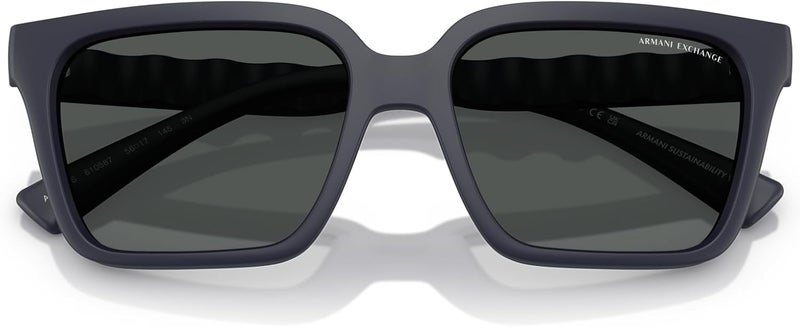Armani Exchange Modern versatile shape Men's Ax4147s Square Sunglasses Moisture proof - Image 5