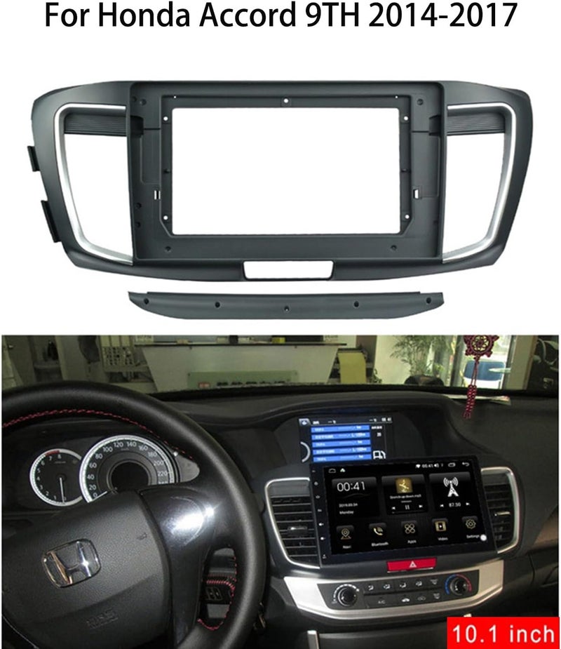 Bestycar 9'' Car Radio Stereo Dash Install Kit Fascia Panel Trim for Honda Accord 9TH 2014-2017 - Image 2