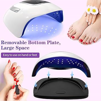 Beenle UV LED Nail Lamp 320W Fast Nail Dryer Nail Curing Light with 72 Led Beads LCD Touch Screen 4 Timer Setting Auto Sensor High Temperature Protection - Image 4
