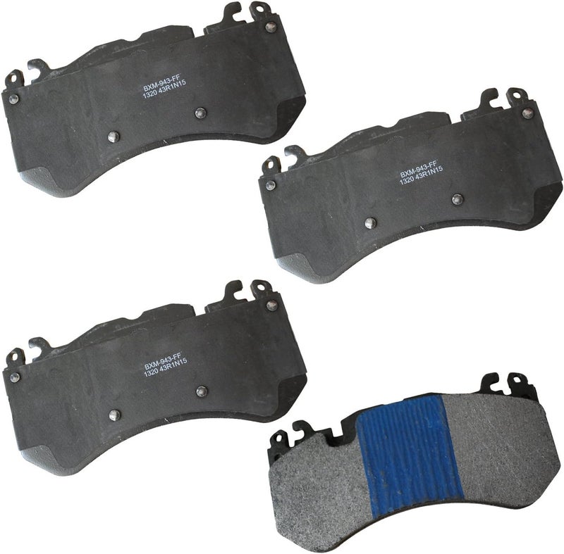 Bendix Premium SBM1320 Semi-Metallic Front Brake Pads for Mercedes-Benz CLS63 AMG 2010-2007, SL55 AMG 2008-2007, SL65 AMG 2009-2007, SL65 AMG 2011 - Image 1