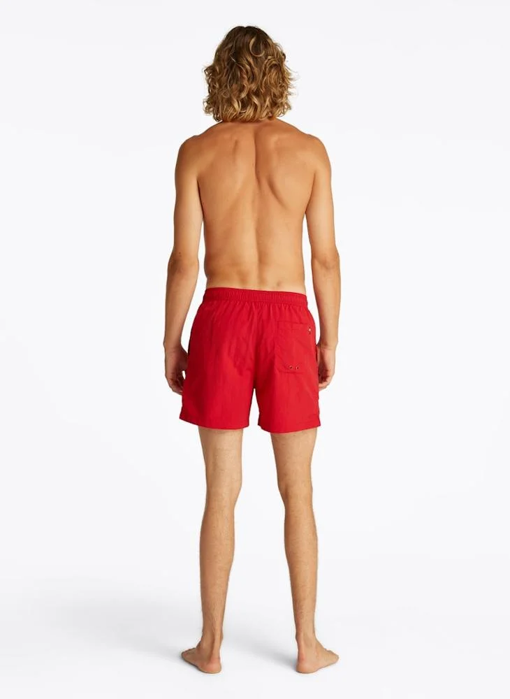 TOMMY HILFIGER  Flag Embroidery Mid Length Swim Shorts for Men | Best Price UAE