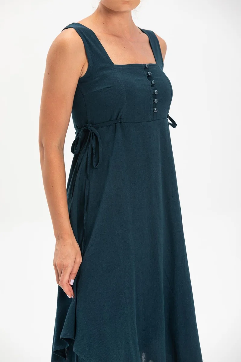 اليش شيل بيزي Handkerchief Hem Dress