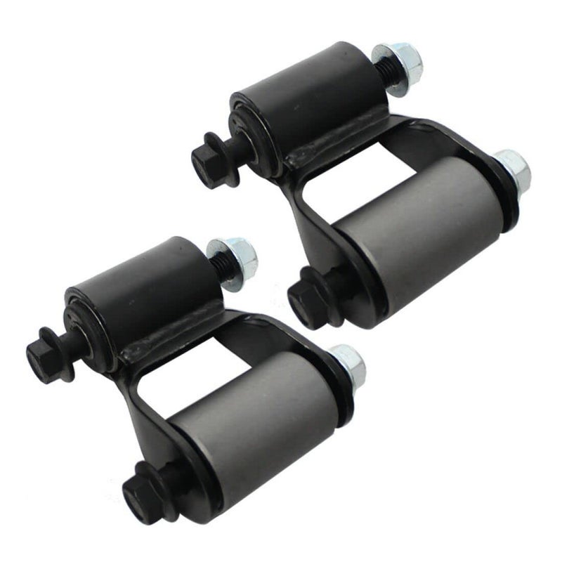 BST BSSP Pair Set 2 PCS Rear Leaf Spring Shackle Kit Rearward LR RR Compatible with 9401 Jeep Cherokee Wagoneer 722024 722024