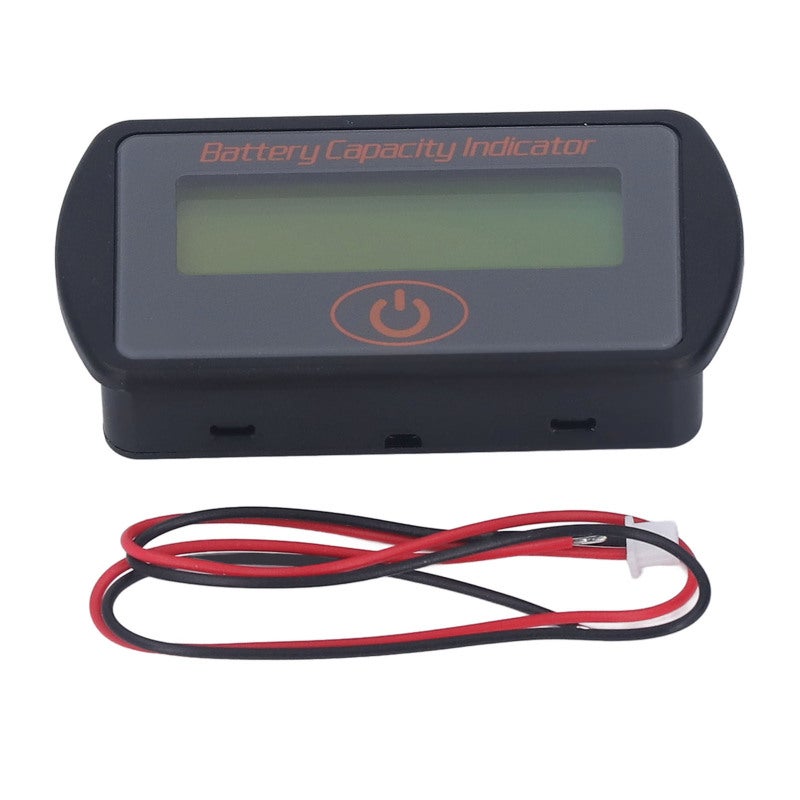 Battery Capacity Meter Waterproof PVC Film Wear-Resistant for 2 to 16 Strings Lithium Battery - Reverse Connection Protection Multifunctional Coulometer for Wall Installation - Image 1