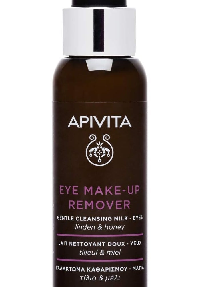 Apivita Eye Make-up Remover Milk with Honey & Linden - 100ml - Image 1