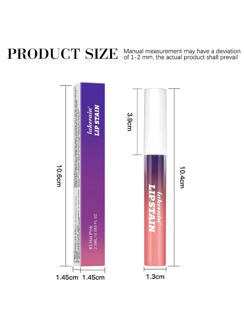 lakerain - Peel Off Lip Stain Lipstick Peel Off Lip Color Stain Long Lasting Lip Stain Peel Off Infused Sweat Proof Waterproof Long Lasting Highly Pigmented Matte Lipstick Light Pink 01 - Image 1
