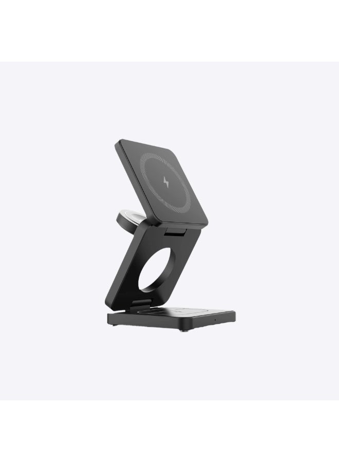 Zedx 3-in-1 Foldable Wireless Charging Station (ZX-026)