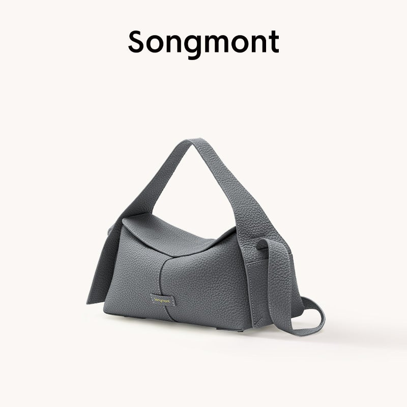 Songshan Has A Medium-Sized Small Bag With An Ear-Shaped Design, A Designer Commuter Handbag, A Crossbody Hobo Bag - Image 1