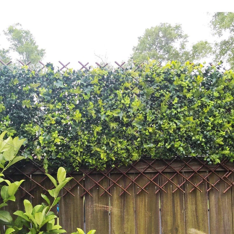 GLANT Lattice Fence Willow Expandable Plant Climbing Lattices Trellis Fence,Open Screen Fencing,Willow (1) - Image 2