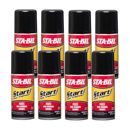 STA-BIL (21214-8PK Start Your Engines! - Fixes Non-Running Engines - Revitalizes Fuel and The Entire Fuel System - Treats Up to 1 Gallon, 2 oz. 8 Pack - Image 1