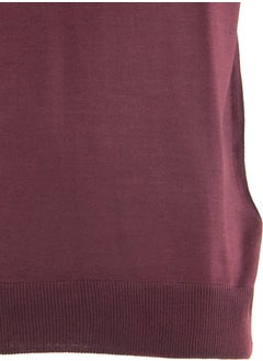 Oppland Men's Dad Sweater V-Neck Fine Wool Woven  - Image 4
