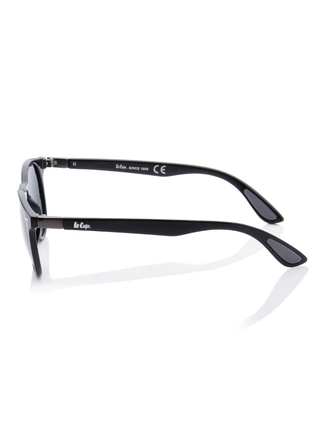 Lee Cooper Polarized Sunglasses Grey Frame Black Mirror Lens 48mm  - LC1216C01