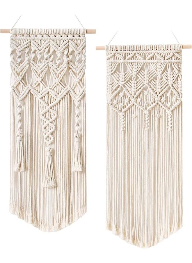 Antikiano wall hanging macrame  -  handemade macrame boho style 13 x 28 in - Image 5