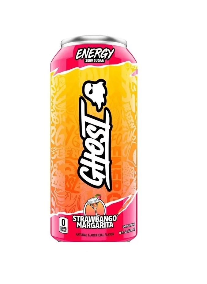جوست مشروب الطاقة Ghost Energy بنكهة Strawbango Margarita 473 مل 