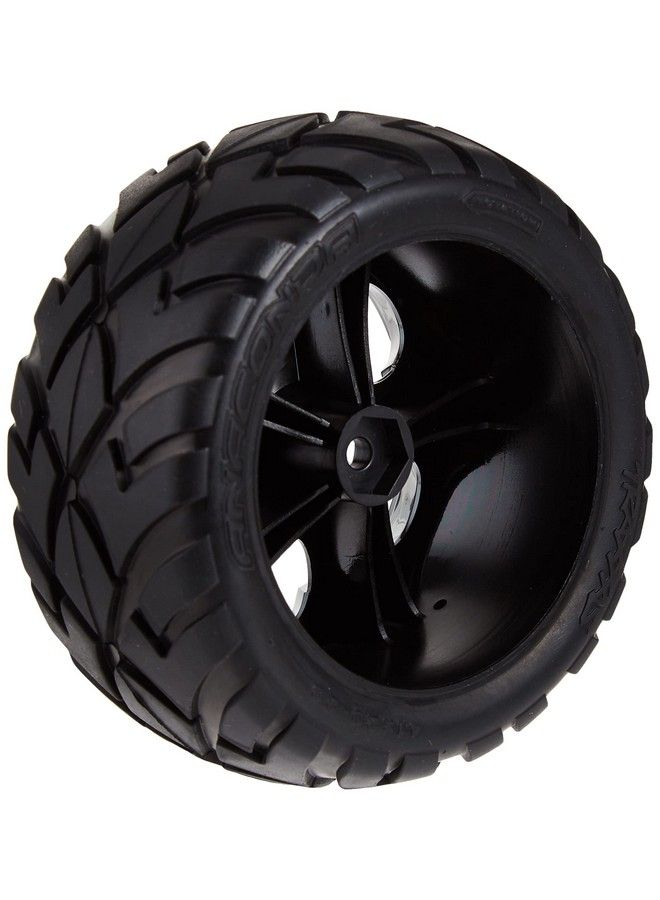TRAXXAS 3776A Anaconda 2.8" Tires Assembled On Allstar Blackchrome Wheels - Image 4