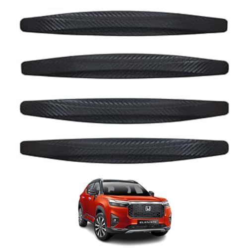 Autokaar Anti Collision Car Corner Bumper Protector Guard with Black Carbon Fiber Design Universal for Honda Elevate/Amaze/City/Jazz/Brio/Mobilio/BRV/WRV/Civic - Image 1