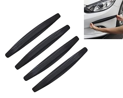 Autokaar Anti Collision Car Corner Bumper Protector Guard with Black Carbon Fiber Design Universal for Honda Elevate/Amaze/City/Jazz/Brio/Mobilio/BRV/WRV/Civic - Image 2