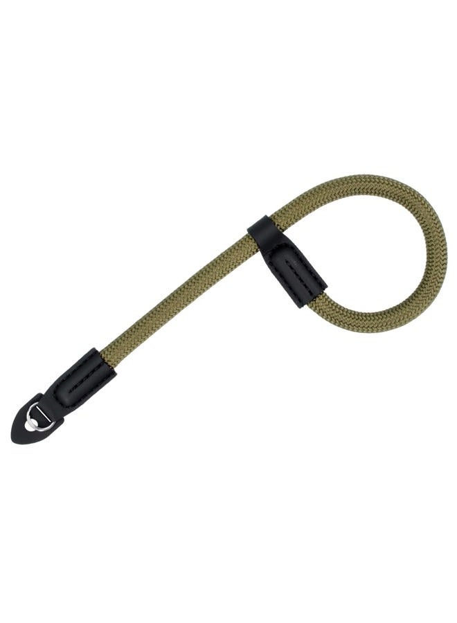 VKO Camera Wrist Strap, Rope Camera Strap Wrist for DSLR SLR Mirrorless Cameras Hand Strap Black Green - Image 1