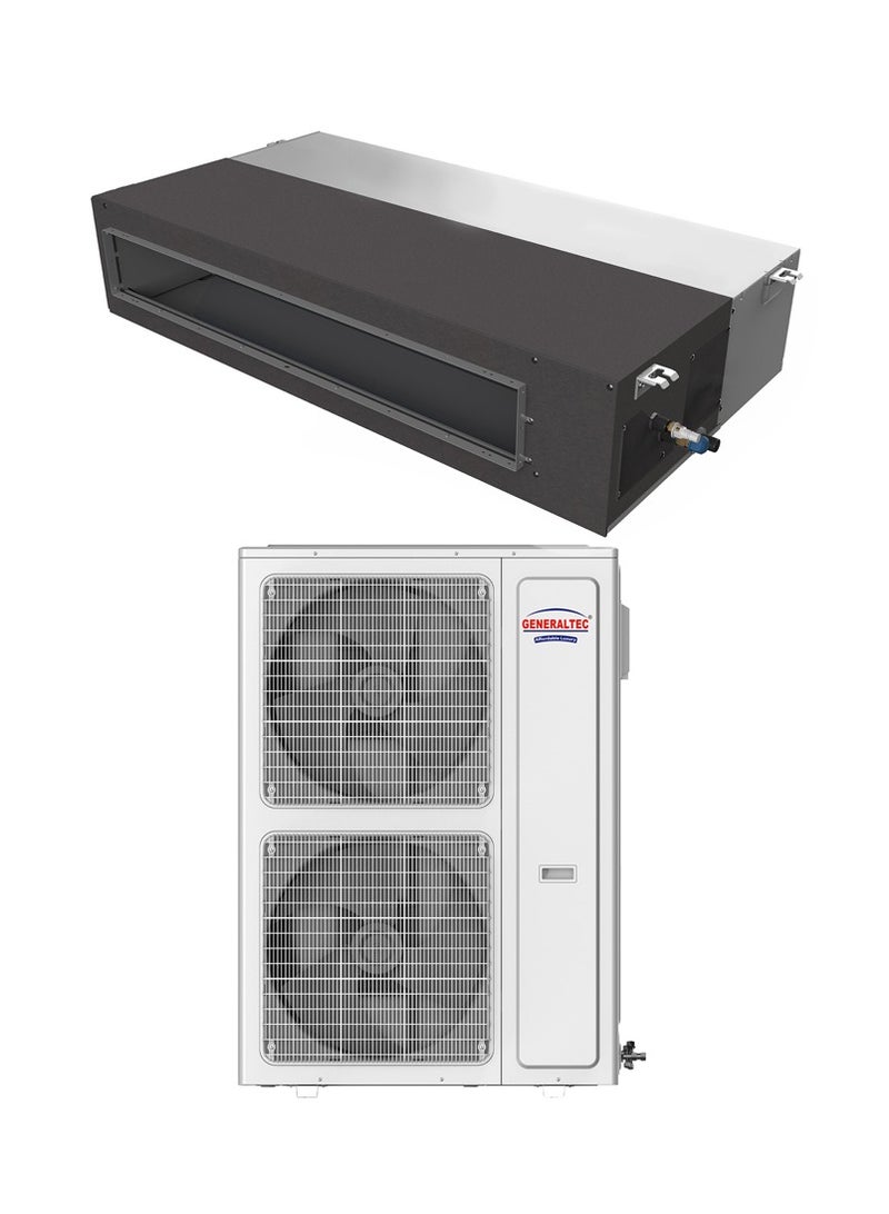 Generaltec 4 Ton Inverter Split Duct Air Conditioner Rotary Compressor, R410A Refrigerant, 3 Phase Power, Fast Cooling, Energy Efficient, Heavy Duty Concealed Duct AC | Model GIDAC48DIV | 1 Year Warranty & 5 Years Compressor 3645 W GIDAC48DIV Multicolour - Image 3