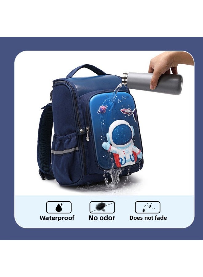 Children's Backpack Elementary School Students Lightweight Dual Shoulder Bag Cartoon Cute Unisex Space Man Design School Bag-Color:Astronaut  - Image 2