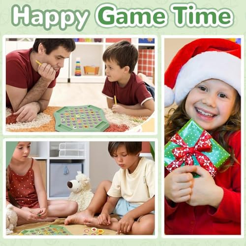 MOROVIK Flipping Chess Match Game – Montessori Memory Matching Board Game for Kids | Educational Animal & Fruit Theme Puzzle with Chips & Sticks | Parent-Child Interactive (Green) - Image 5