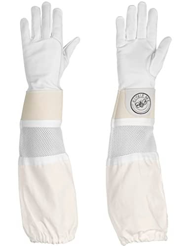 Humble Bee 114 Goatskin Beekeeping Gloves with Reinforced & Ventilated Cuffs - Image 1