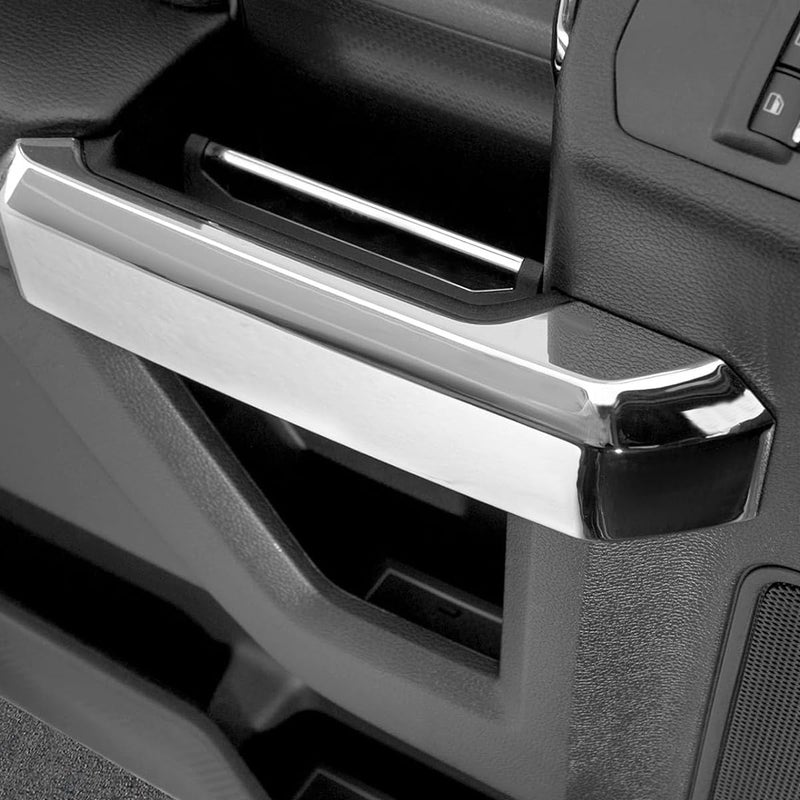 Keptrim Inner Door Handle Covers Trim for Ford F150 2015 2016 2017 2018 2019 2020, ABS Chrome, 4pcs General need oriented design - Image 5