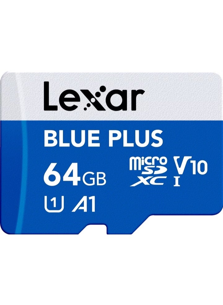 Lexar Blue Plus MicroSD Card - 64 GB - Image 2