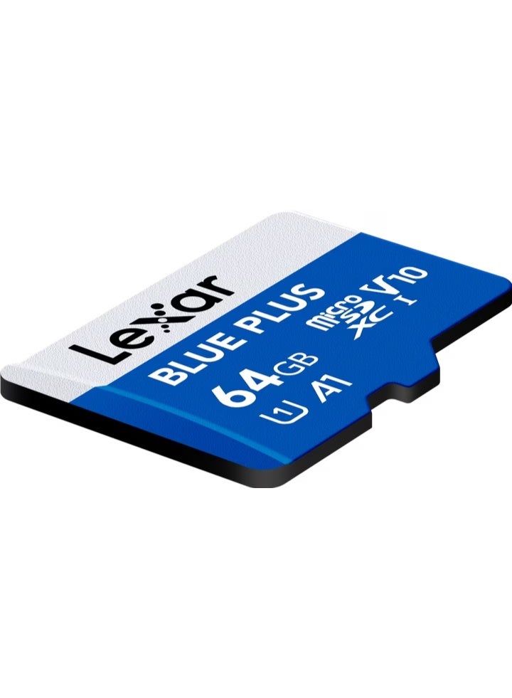 Lexar Blue Plus MicroSD Card - 64 GB - Image 3