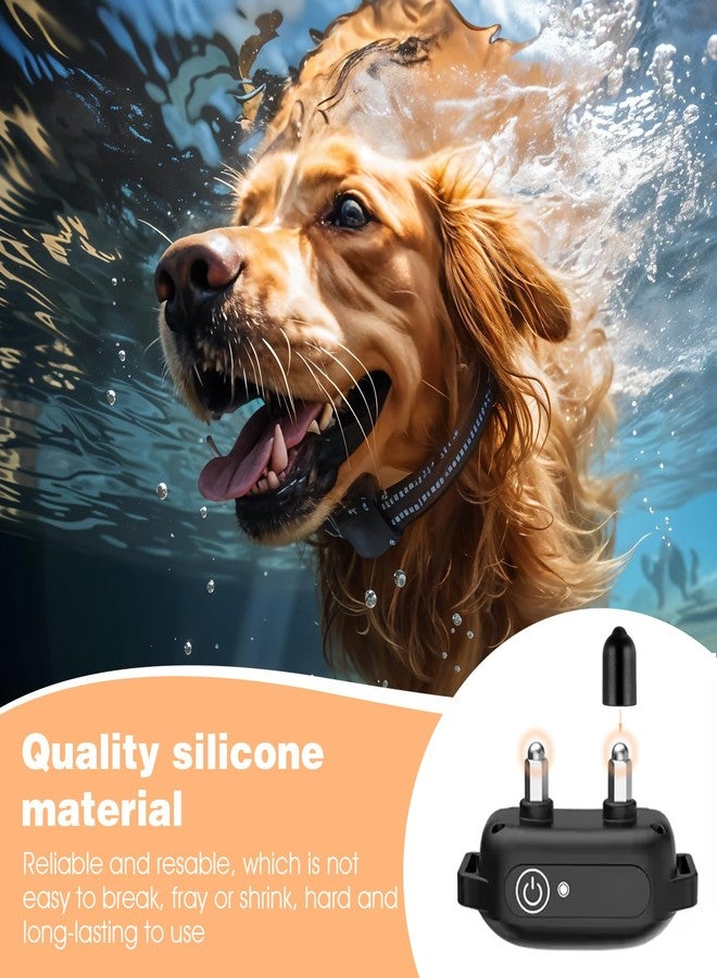 Hpmjz 32 pcs Dog Shock Collar Rubber Tips Anti Bark Collars Caps Training Collar Replacement Silicone Covers Column Conductive Rubber Sleeve Extra Contact Points for Pet Puppy Training Stop Barking - Image 5